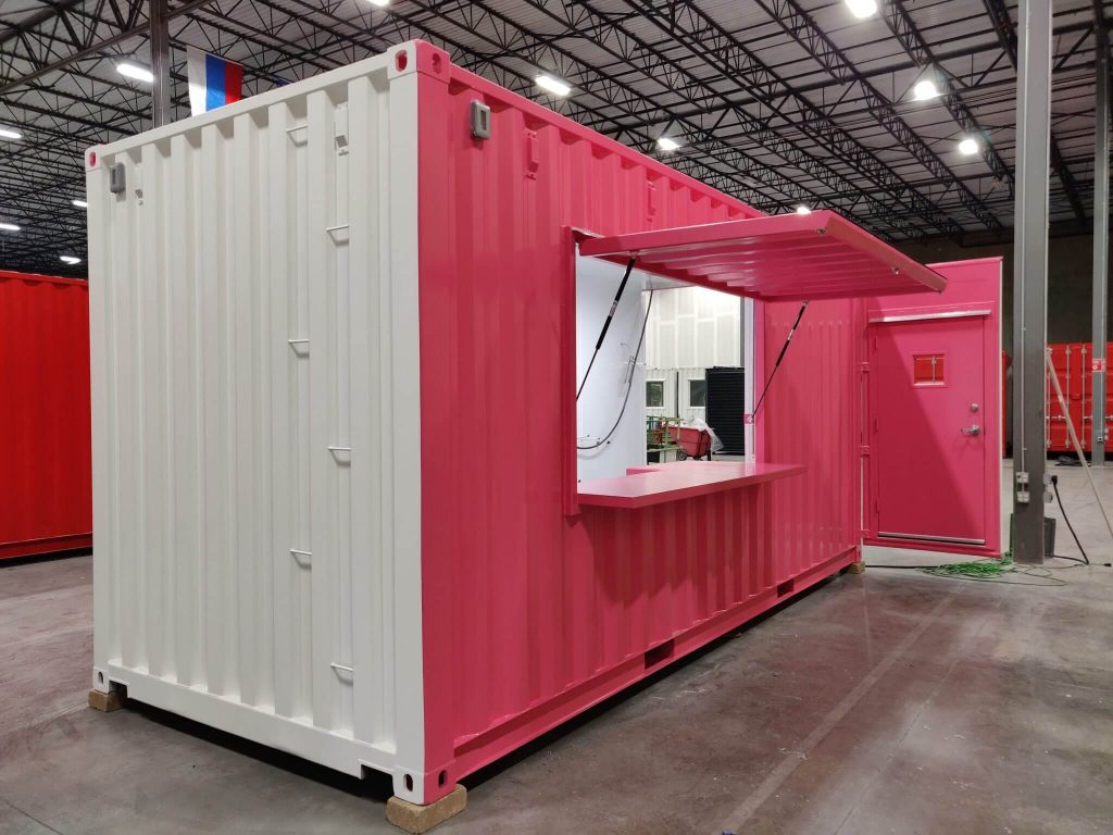 shipping container concession stand