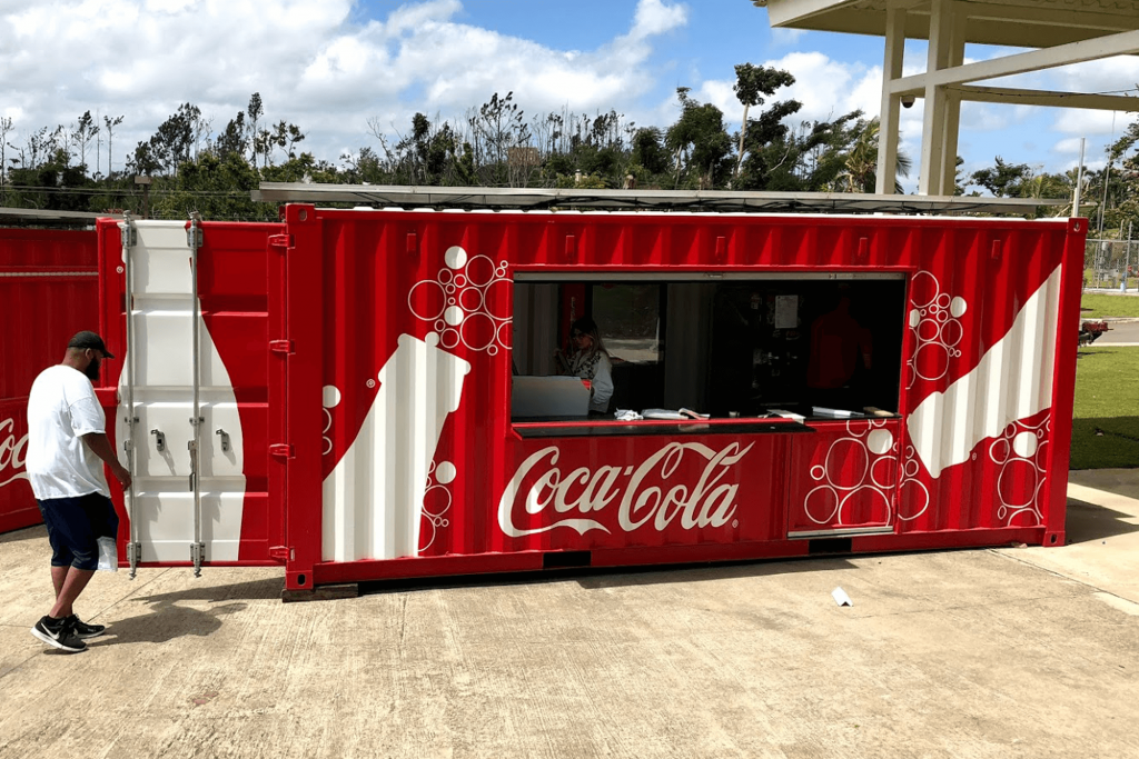 Coke Concession Shipping Container