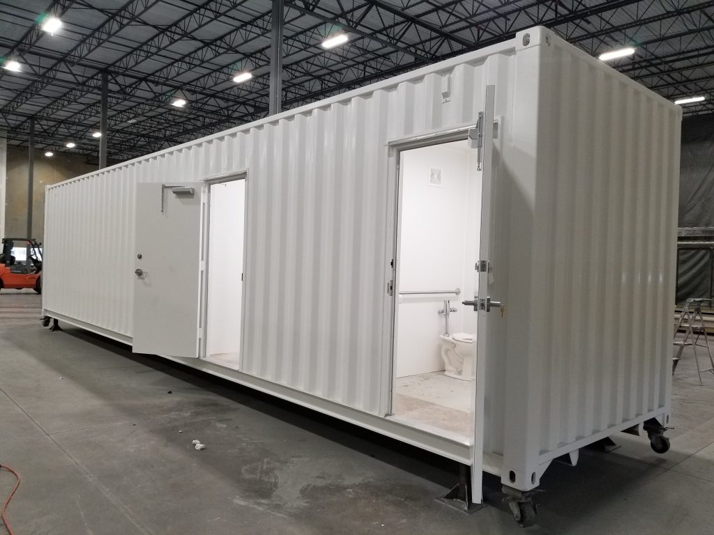 40 foot container bathroom
