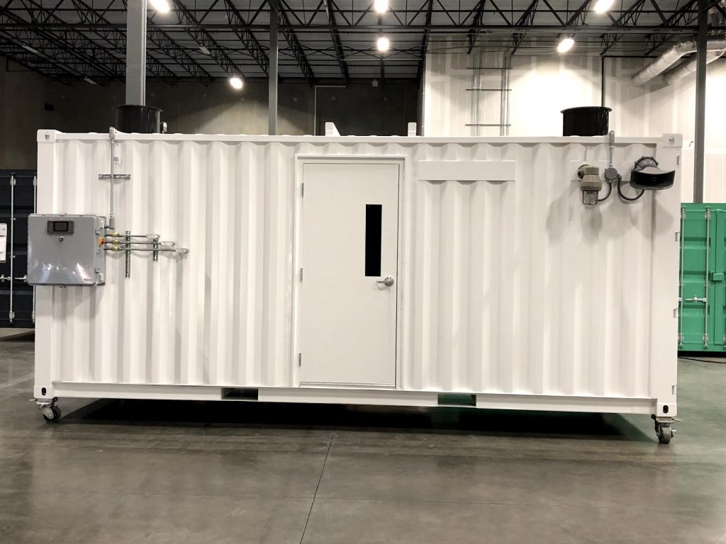 hydroponic grow room container