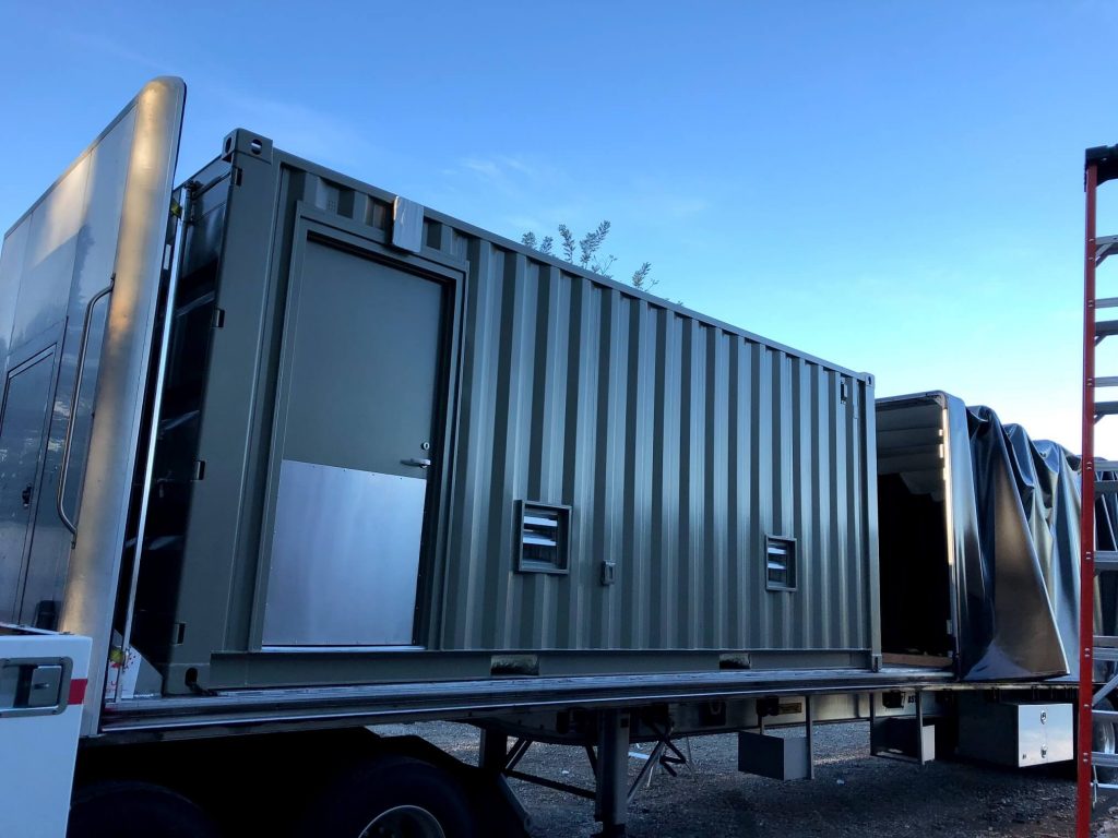 Bathroom in a Shipping Container