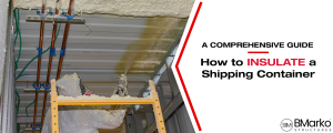 how to insulate a shipping container