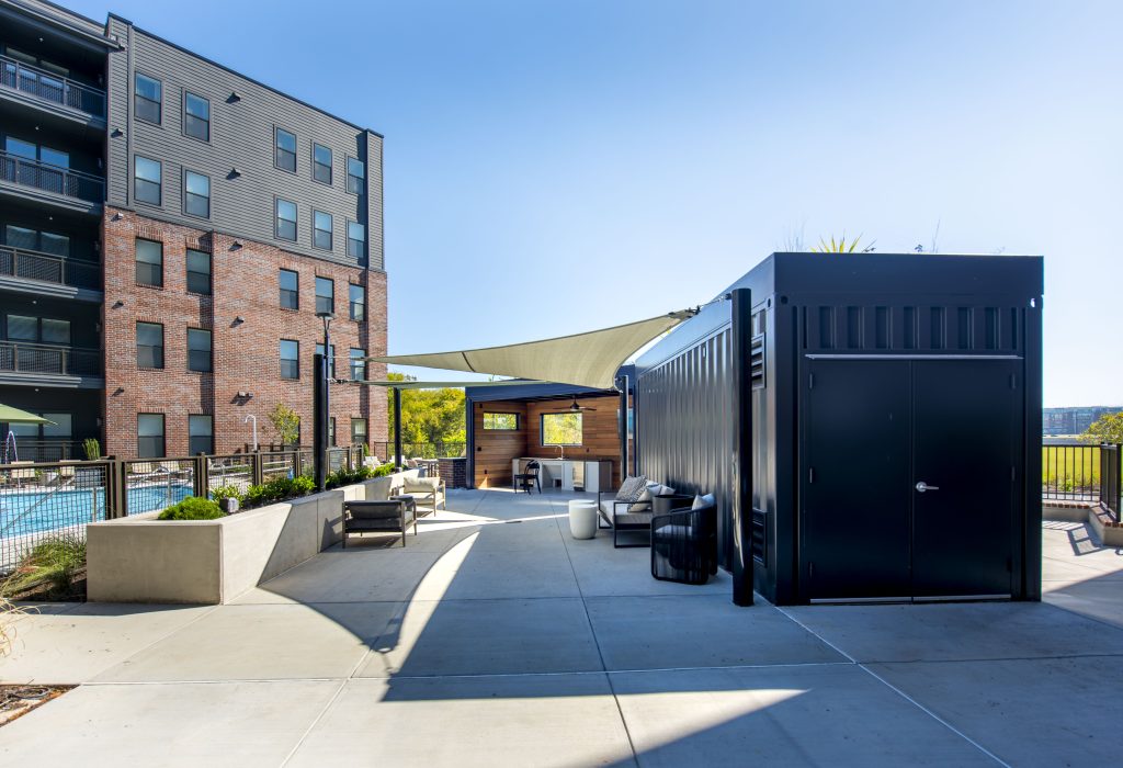 Shipping Container Pool Cabana