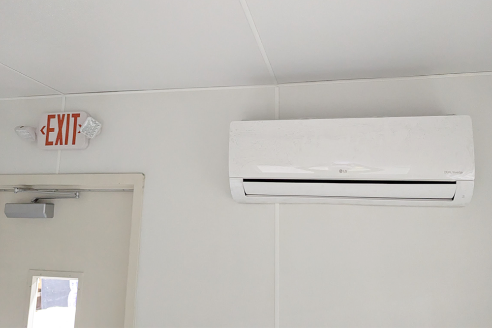 Shipping container HVAC