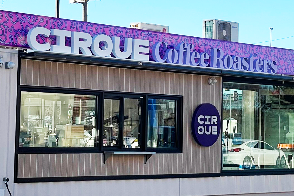 coffee shop signage