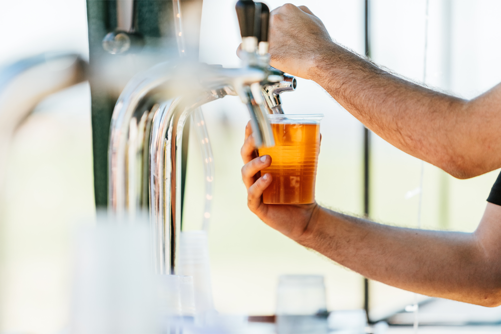 container bar beer tap