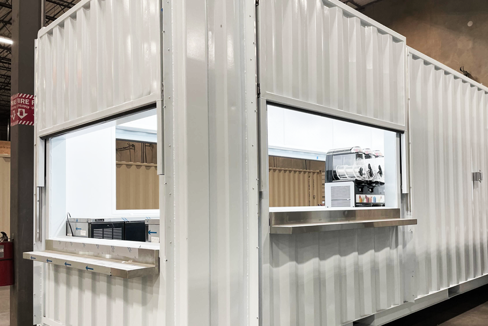 container bar concession windows