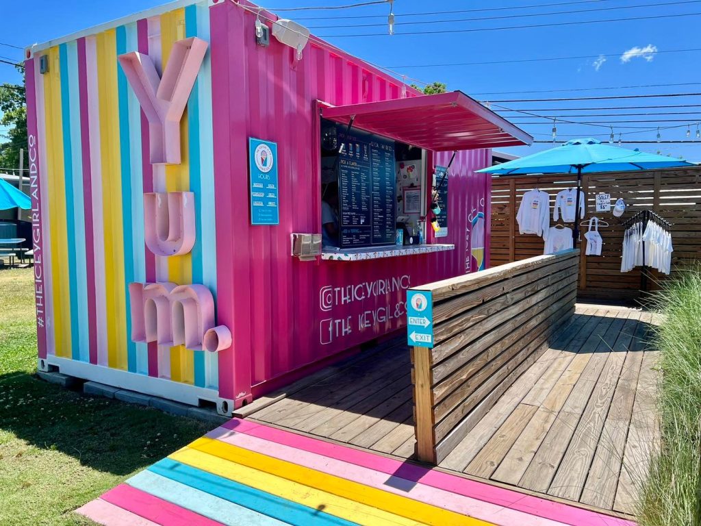 icey girl container restaurant